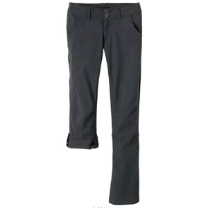 Prana Halle Convertible Pants 6 Dark Gray Nylon Stretch